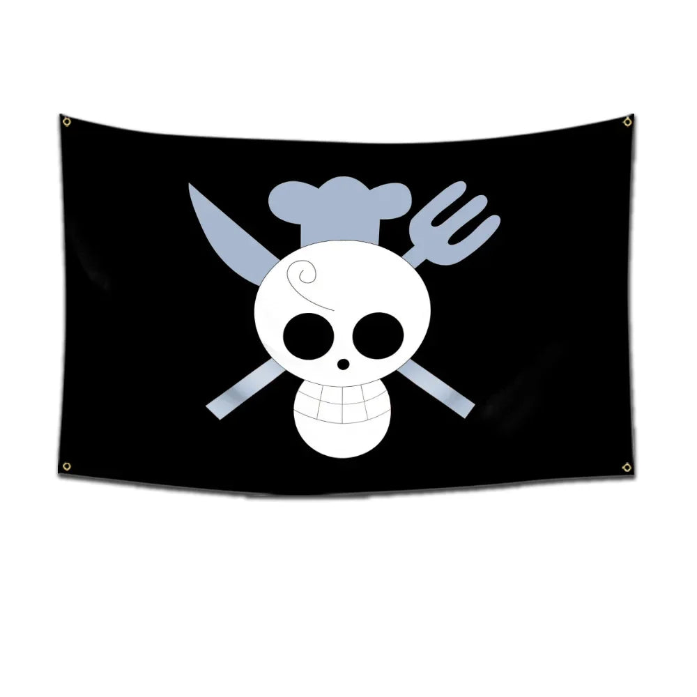 One Piece Jolly Roger Flags 🏴‍☠️ Decoration