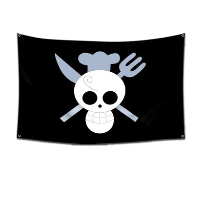 One Piece Jolly Roger Flags 🏴‍☠️ Decoration