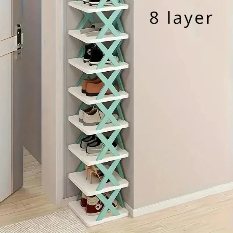 Shoe Storage Shelf Shoe Rack Organizer Organizers Racks Indoor Storage Furniture Bedroom Multi-Layer Detachable Storage Cabinet
