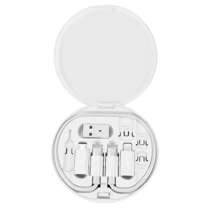 Multifunctional Data Cable Set 60w Fast Charging Cable For Android & iPhone