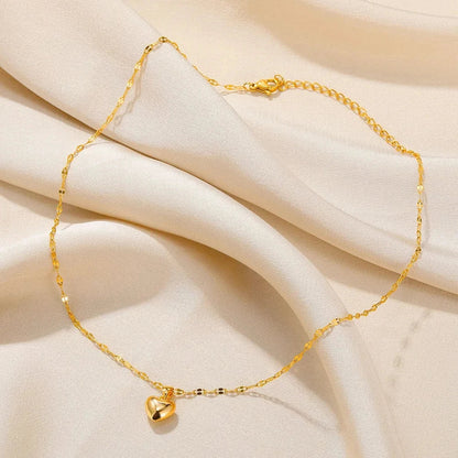 Stainless Steel Heart Necklace – 2025 Trend