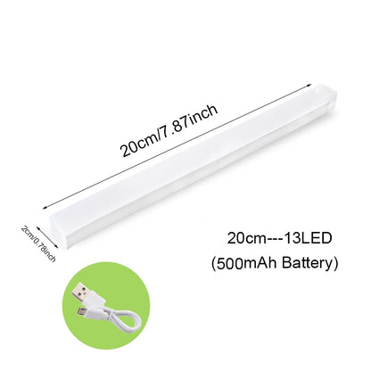 Motion Sensor Light Wireless LED Night Light Type C Rechargeable Light Cabinet Wardrobe Lamp Staircase Backlight For Kitchen LED