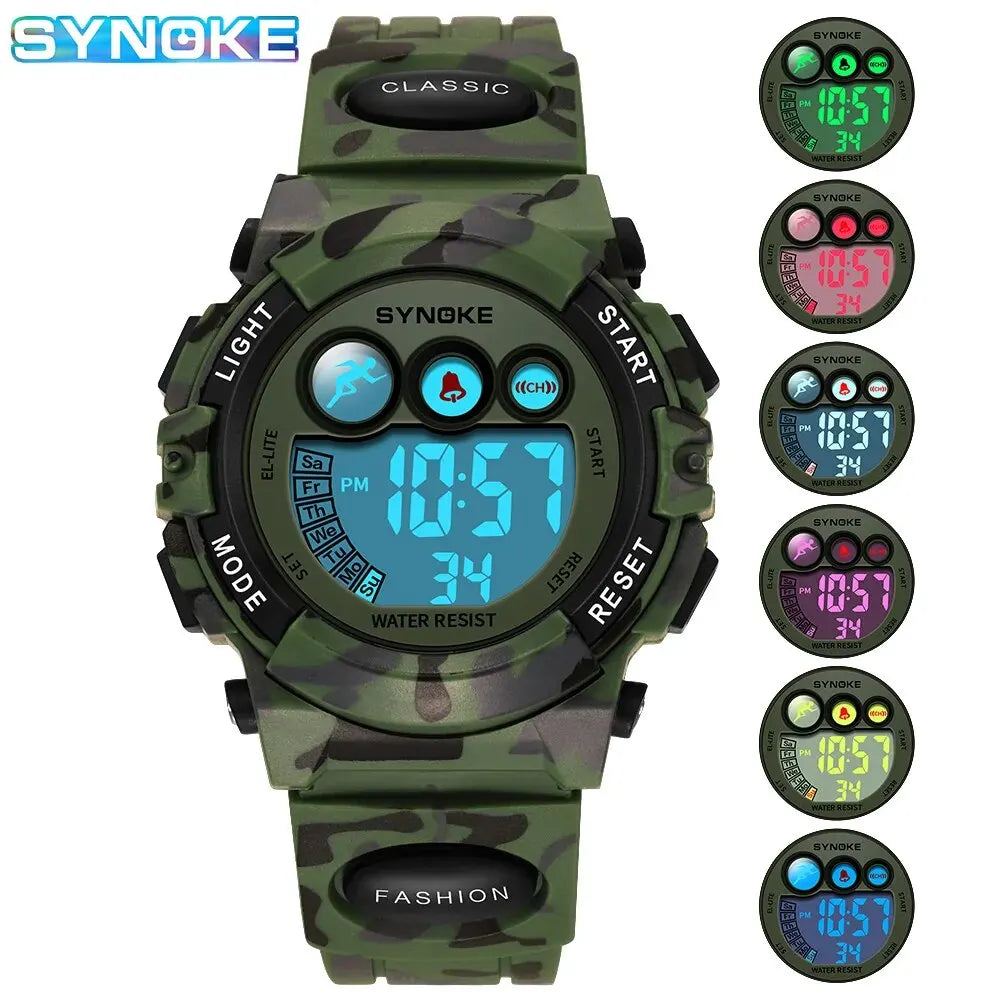 Student Sports Kids 50M Waterproof Children Digital Watch