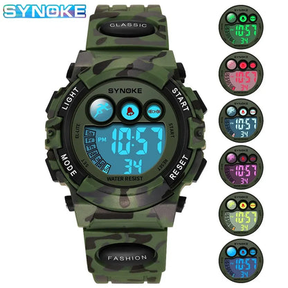 Student Sports Kids 50M Waterproof Children Digital Watch