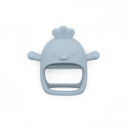 Cartoon Chick-Shaped Baby Silicone Teether Toy