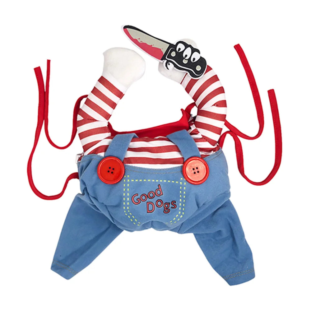 Pet Deadly Dog Costume, Cute Dog Cosplay Halloween Christmas Funny Costume