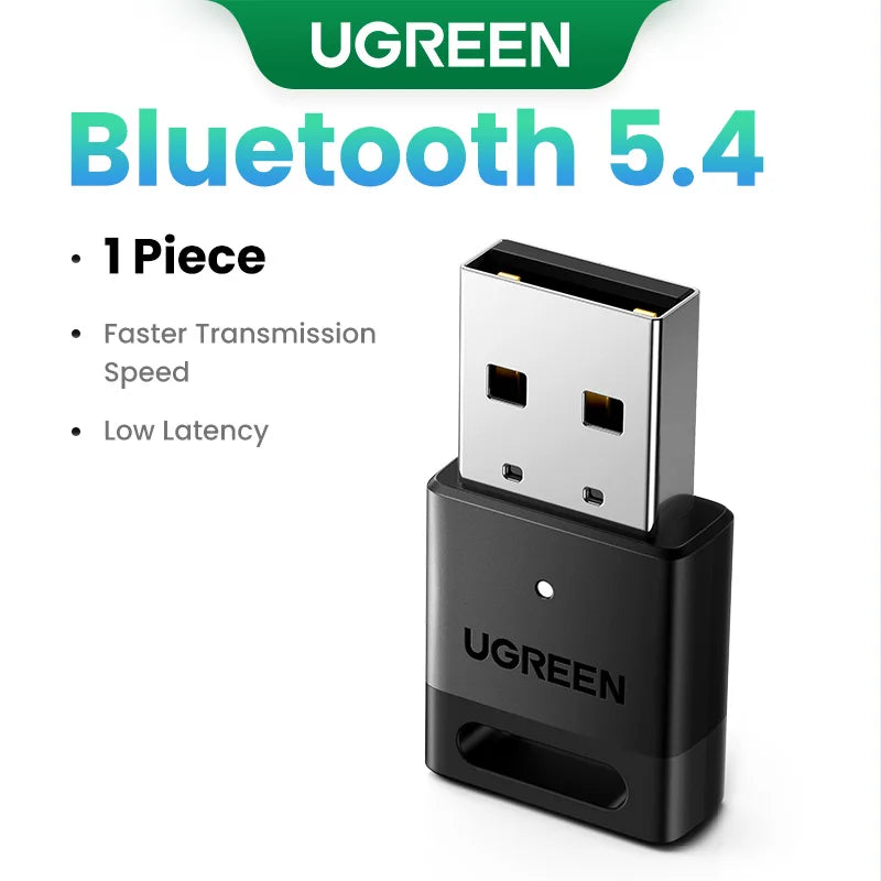 UGREEN Bluetooth USB Adapter for Wireless PC Audio, Speakers, Mouse