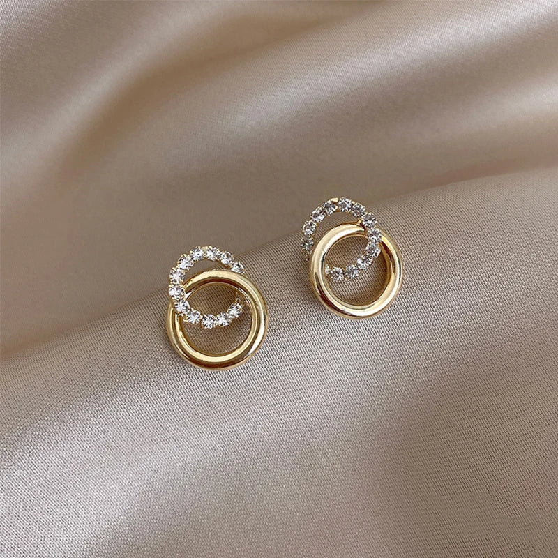 Elegant Heart Pearl Drop Earrings for Women