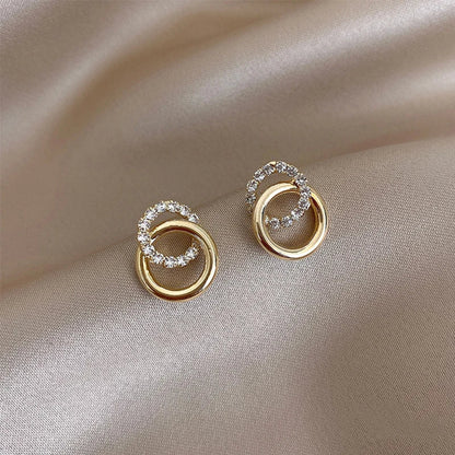 Elegant Heart Pearl Drop Earrings for Women