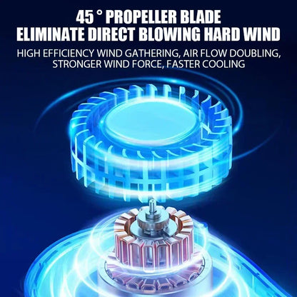 Mini Bladeless Neck Fan – Cool Wind Blows All Over the Body