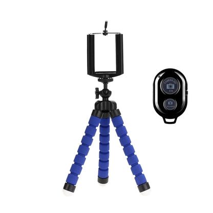 Portable Phone Tripod - Adjustable Mini Octopus Stand with Clip Holder for Smartphones and Cameras