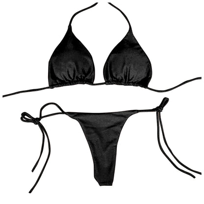 Beach Bliss Tie Bikini - Halter Neck Tie Bikini