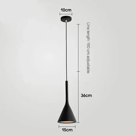 White Light LED Hanging Lamp for Dining & More