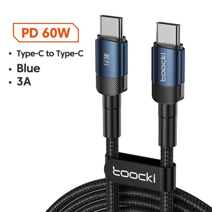 USB Type A to USB C Cable 100W/6A PD Fast Charging Charging Wire for Laptop Macbook Xiaomi Samsung USBC Type C Cable 2 Meters