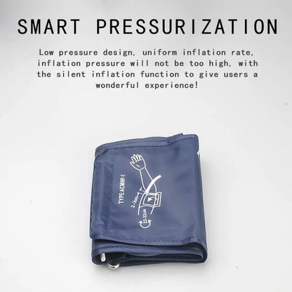 BP Sphygmomanometer English Voice Blood Pressure Monitor Upper Arm Automatic Tonometer Blood Pressure Meter LCD & Cuff Medical