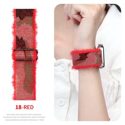 Nylon Stretchable Sport Apple Watch Strap