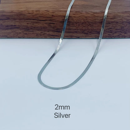 Minimalist Gold Snake Chain Necklace
