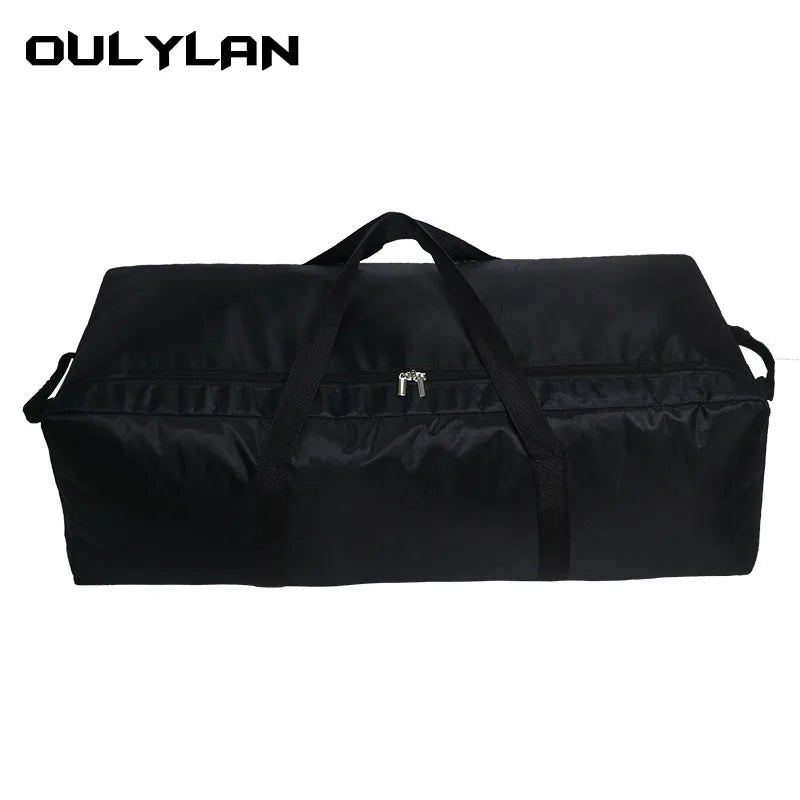 55L/100L/150L Travel Bag Outdoor Camping Backpack Waterproof Handbag Super Large Capacity Cycling Bag 1680D Oxford Cloth New