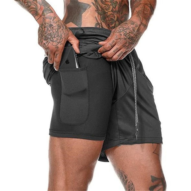 Men’s 2-in-1 Gym Shorts
