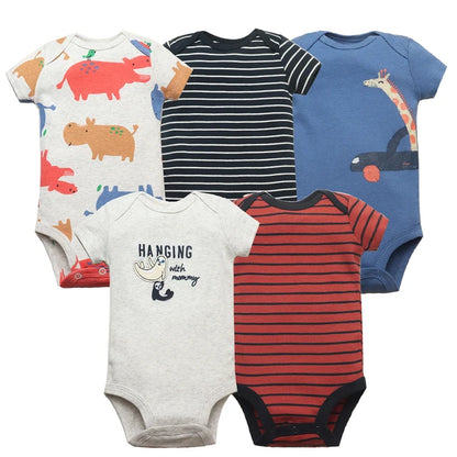 5pcs Fashion Baby Boys & Girls Jumpsuit