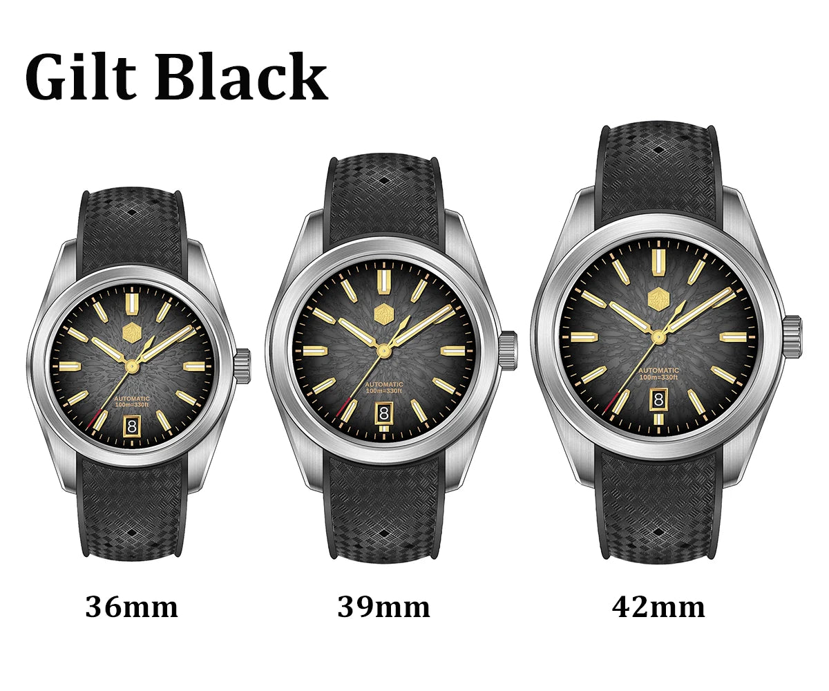 San Martin FKM 36/39/42mm JianZhan Dial Men Watch Miyota 9015 SN0144G