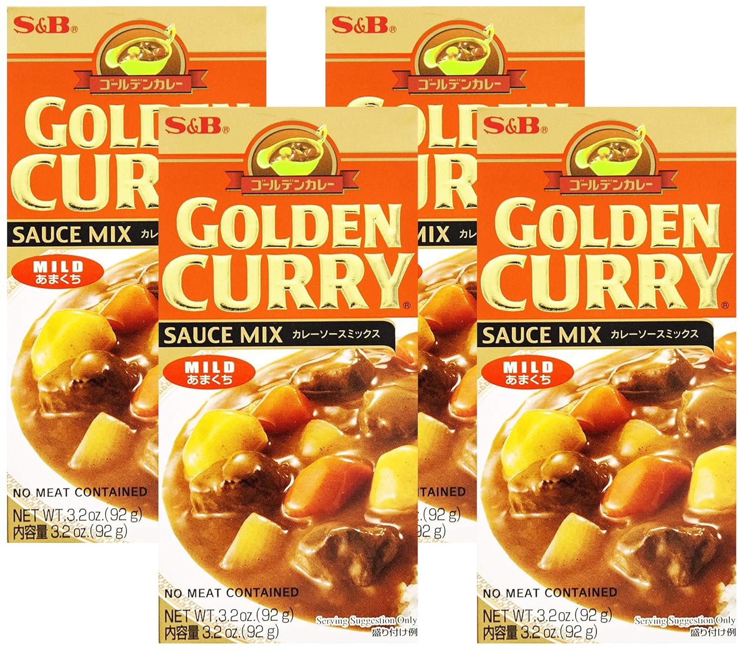 S&B Golden Curry Mild 3.2 oz 