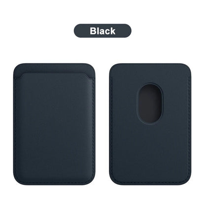 Vanuoxin for iPhone 15 14 Plus 13 12 Pro Max Mini Serise Magnetic Leather Card Holder Wallet for Apple Magsafe Cover Accessory
