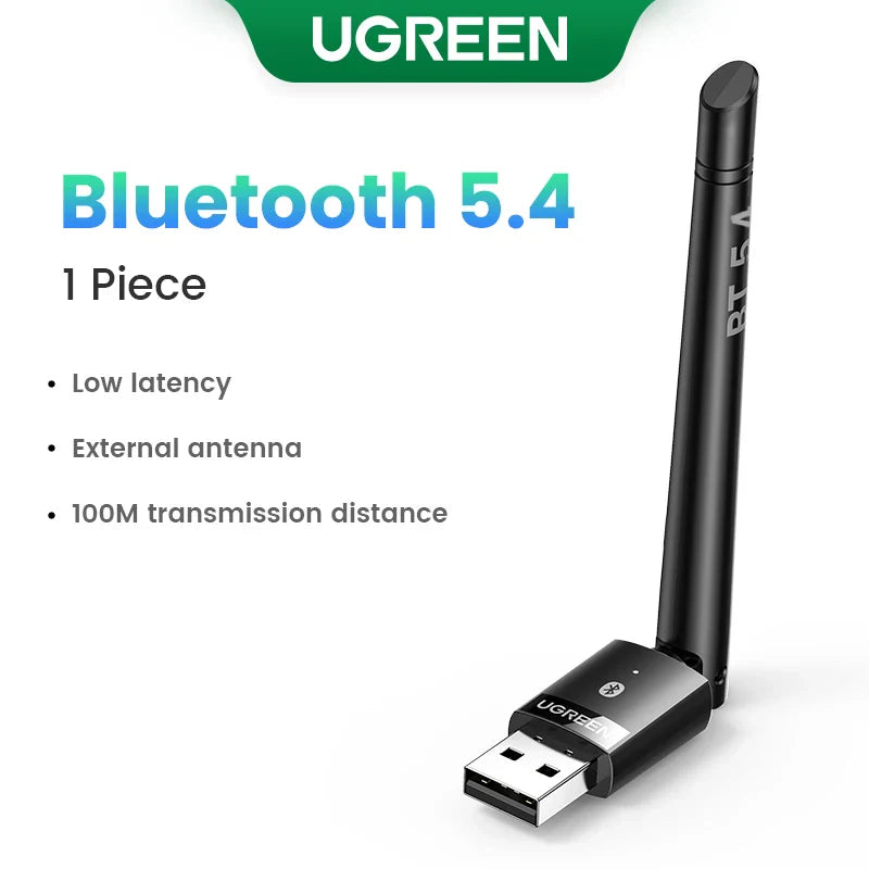 UGREEN Bluetooth USB Adapter for Wireless PC Audio, Speakers, Mouse
