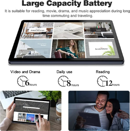PRITOM 10 Inch Tablet PC Android 13, 64GB, SIM Slot, 3G Call, GPS