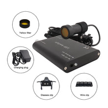 Dental Loupes Dental Magnifier Dental Lab Medical Loupes Magnification Binocular 2.5/3.5x420 Headlight Headlamp 5W Set Metal Box