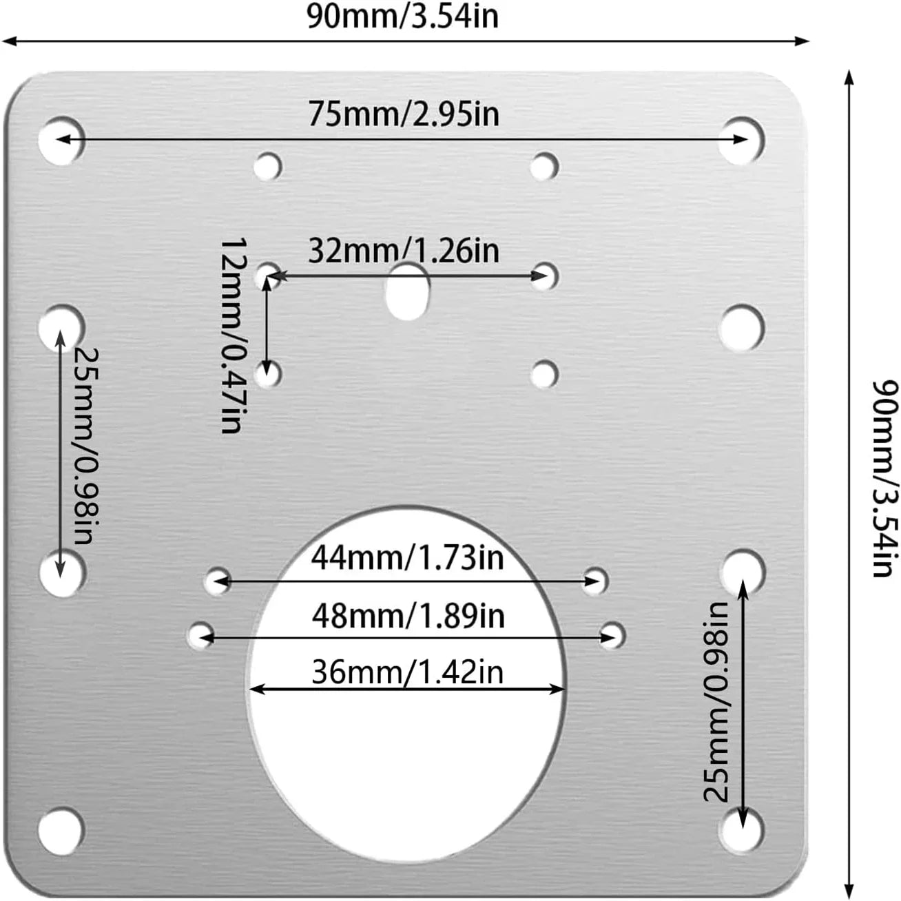 Cabinet Hinge Repair Plate Kit Kitchen Cupboard Door Hinge