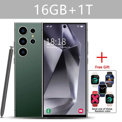 S24 Ultra Smart Mobile Phones Smartphone 5G Dual SIM Snapdragon 8 gen 3 Cell Phone 16G 1TB Android Global Version Cellphones