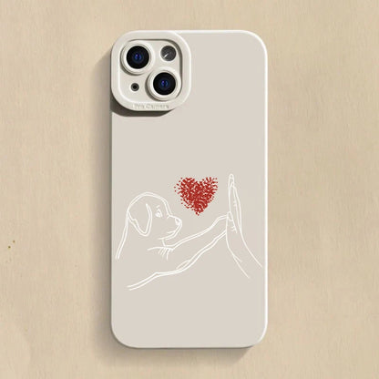Cute Cartoon Matchman Matte Silicone Phone Case For iPhone 16 11 12 13 14 15 Pro Max XR XS X 7 8 Plus SE 2020 Soft Back Cover