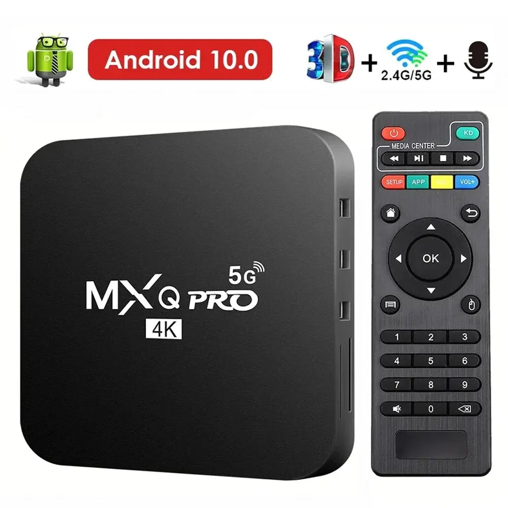 TV98 Pro 4K TV Box - Android 14, Quad Core, Dual WiFi