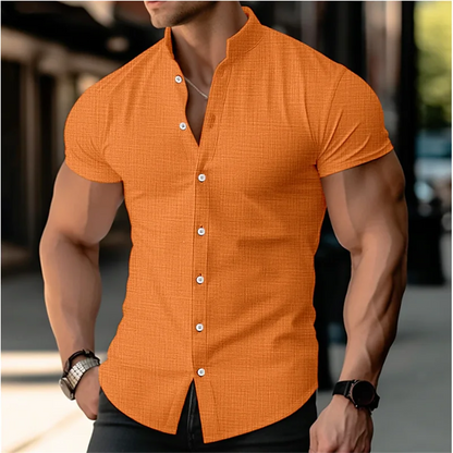 Men's Linen Beach Shirt