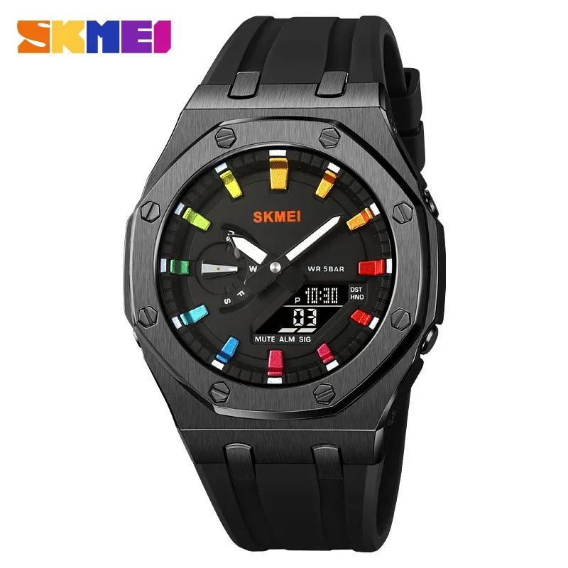 New Arrival 40mm Japan TMI VH88 Movt Sapphire Crystal Calendar 24 Hours 100M Waterproof Quartz Wristwatches for Men