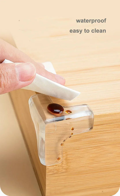 Baby Safety Silicone Table Corner Protector Transparent Edge Guards