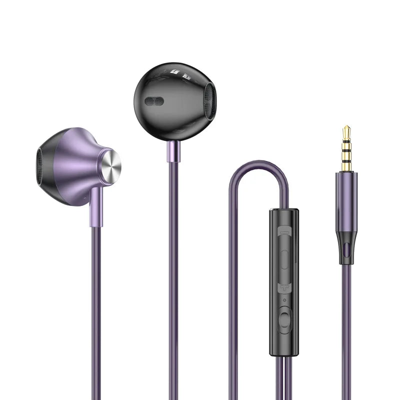 9D Stereo Type C&3.5mm Gaming Headsets Wired Earphones In-ear Headphones HiFi Bass Earphones for Samsung Earbud In Mic Handsfree