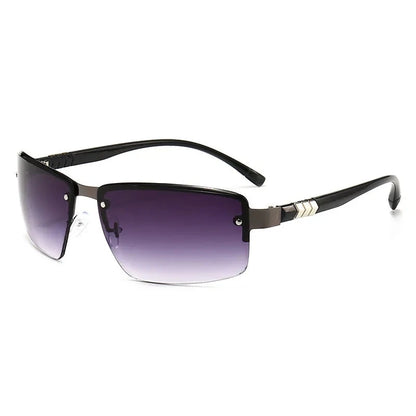 UV400 Patterned Polycarbonate Square Sunglasses
