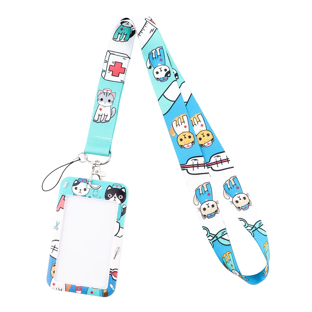 LB2290 Nurse Neck Strap Lanyards for ID Cards and Keys