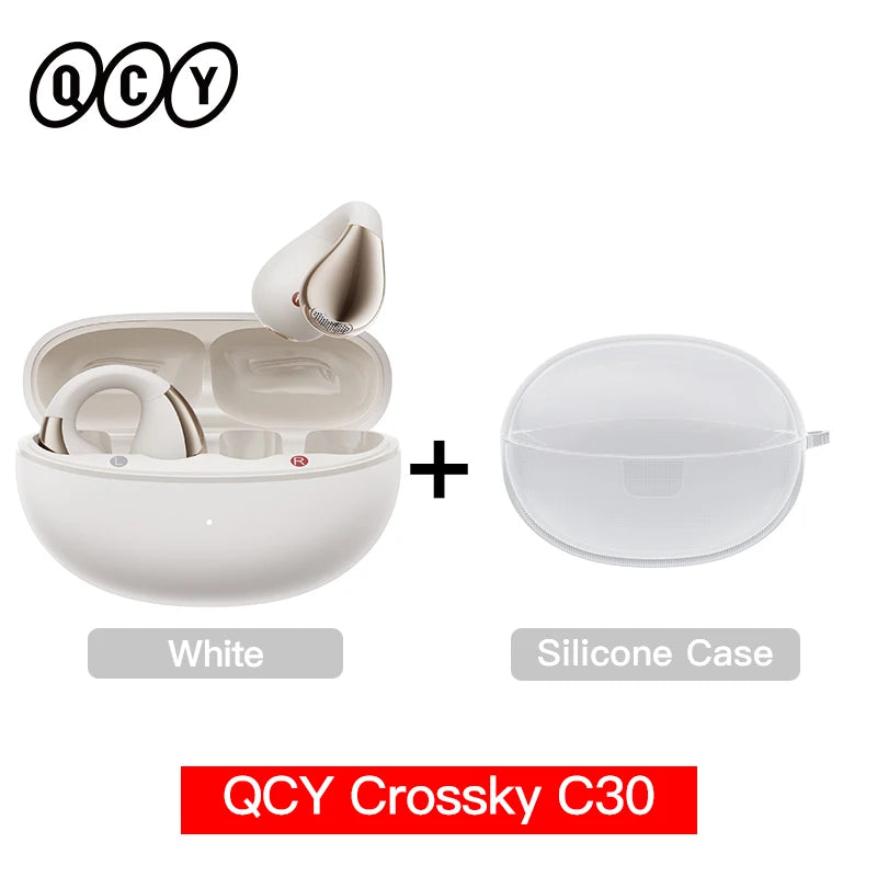 QCY C30 Open-Ear Bluetooth Sports Ear Clip Earbuds