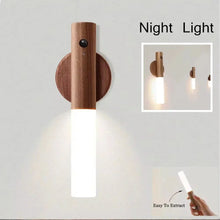 LED Night Light Magnetic Wall Lamp Kitchen Cabinet Closet Light Home Staircase Bedroom Table Move Lamp Bedside Lighting