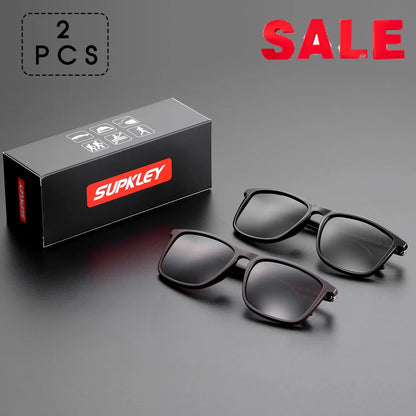 Men’s Polarized Sports Sunglasses, Lightweight Square UV400