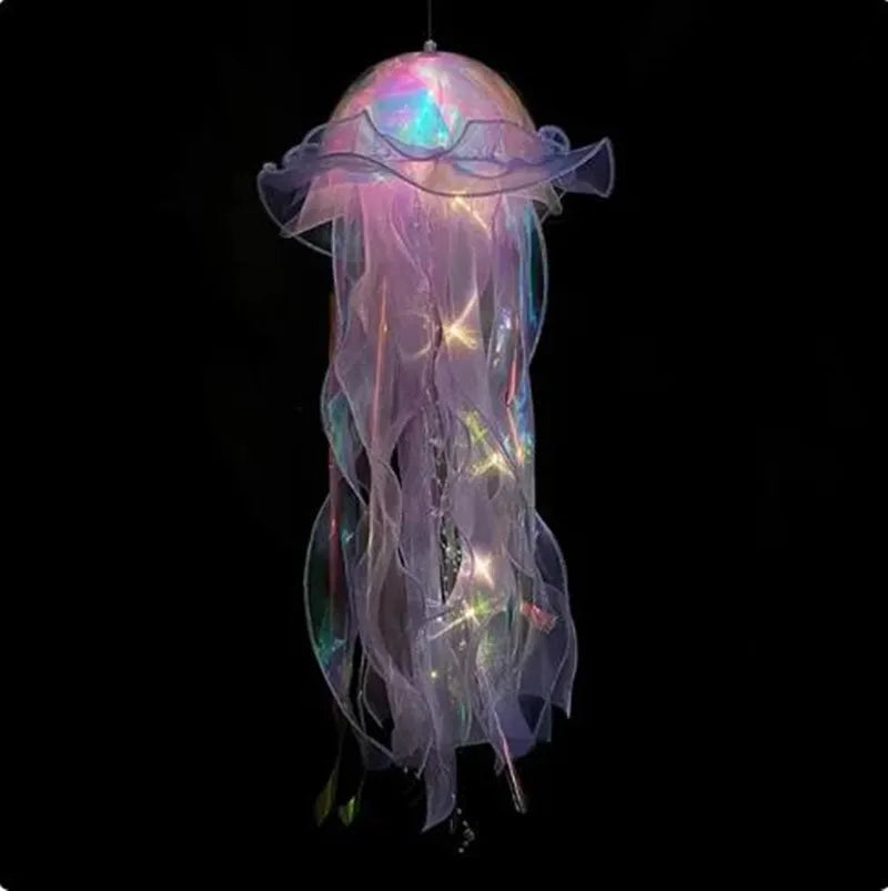 Jellyfish Lamp, Portable Flower Lamp, Girl Room Atmosphere Lamp, Bedroom Night Lamp, Home Decoration