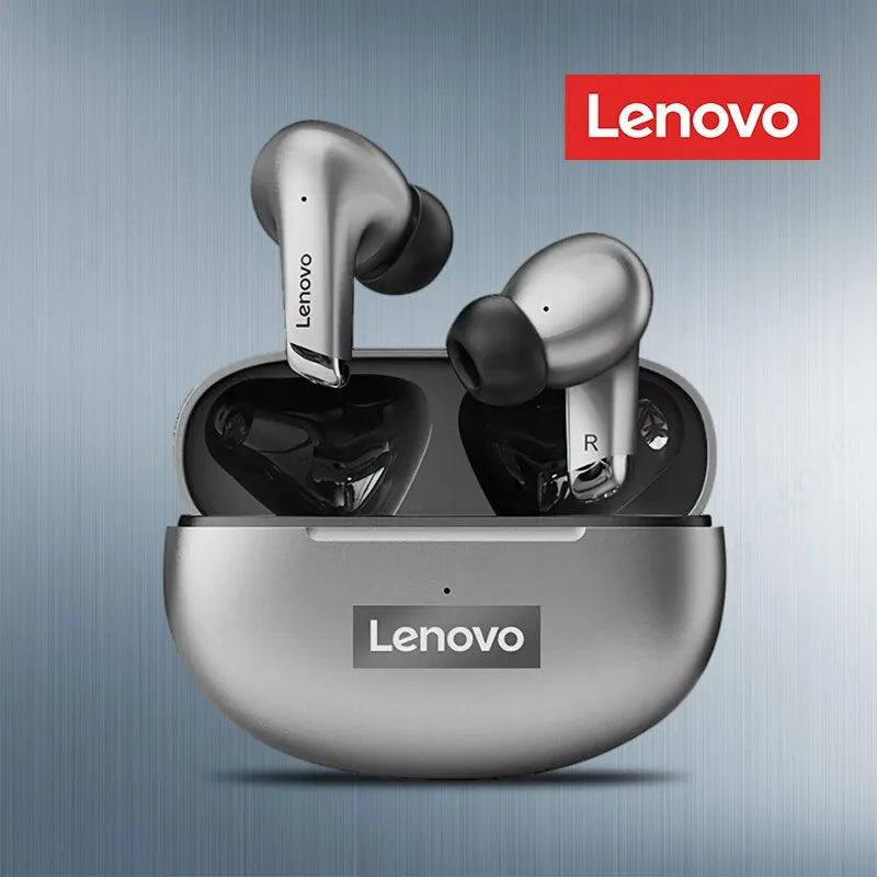 Lenovo LP5 Wireless Bluetooth Earbuds HiFi Music Earphones Headphones Sports Waterproof Headset With Mic Earbuds New