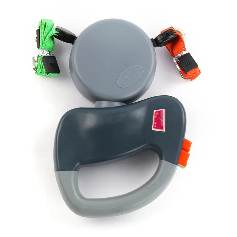 Retractable Dual Pet Dog Walking Leash