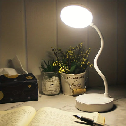 USB Rechargeable LED Desk Lamp – Foldable & Eye Protection Night Light
