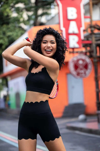 Women's High Waist Yoga Shorts for Gym & Running