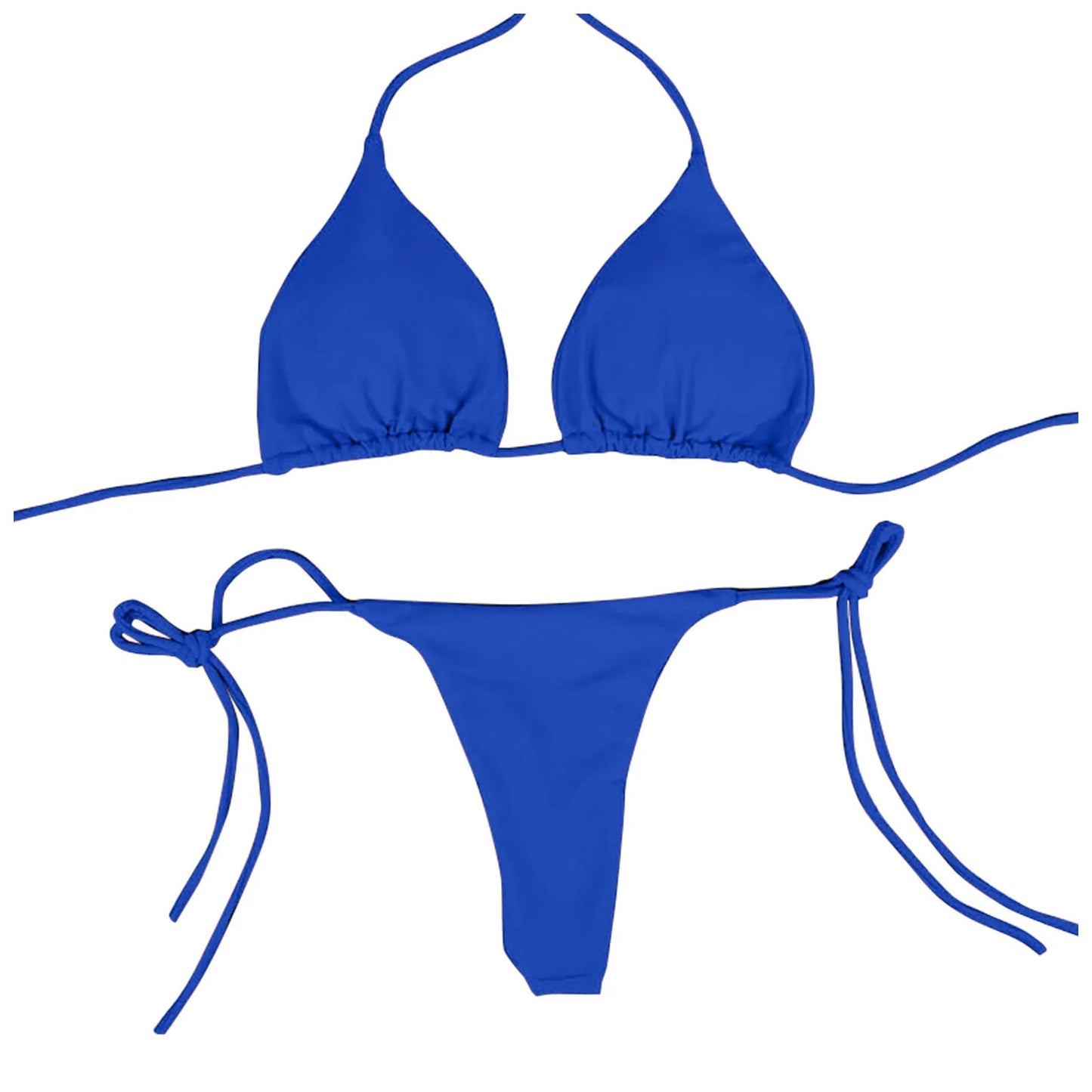 Beach Bliss Tie Bikini - Halter Neck Tie Bikini