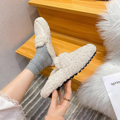Ember's Cozy Curly Lambwool Loafers